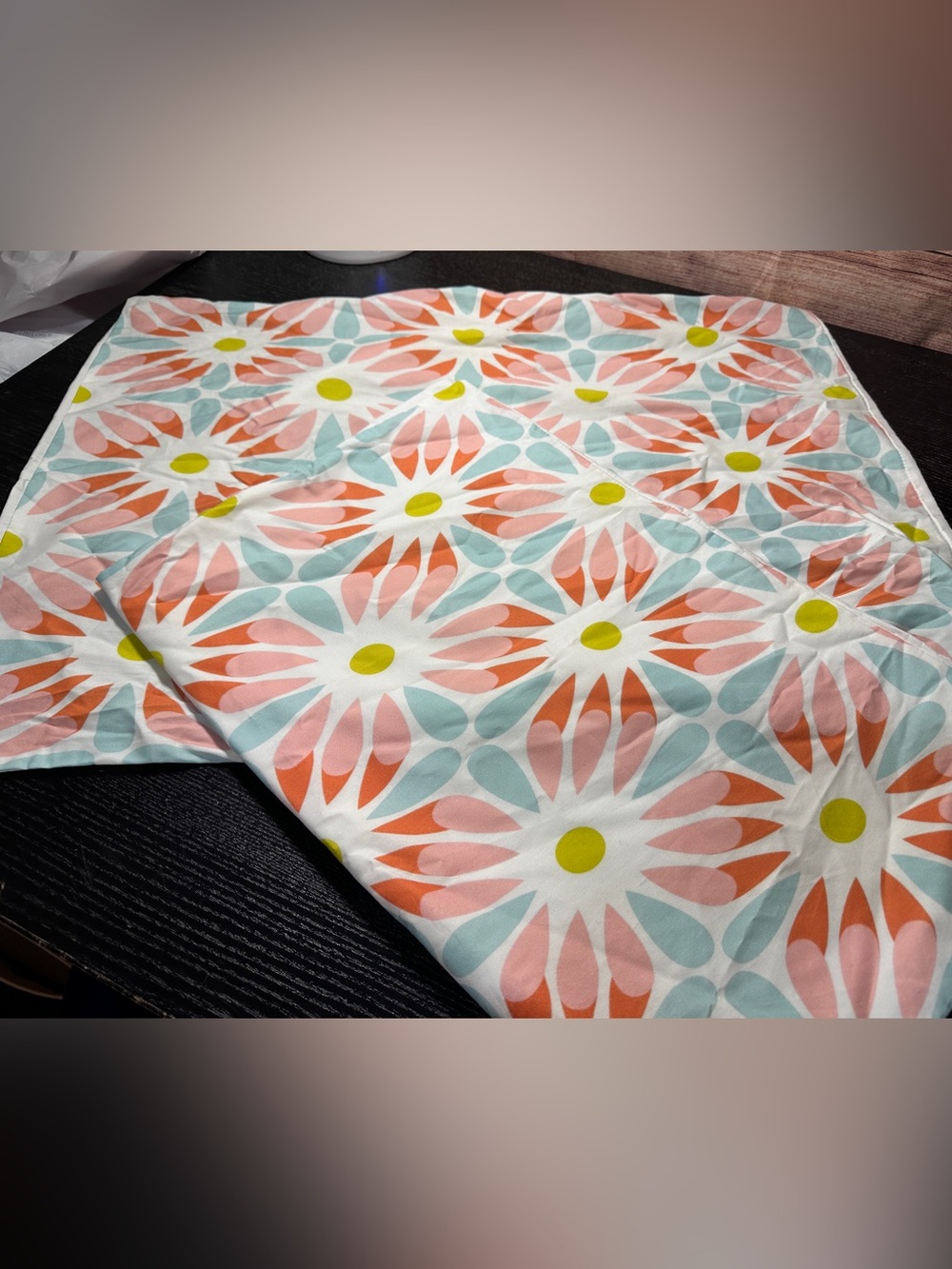 Deny Designs Heather Dutton Crazy Daisy Sorbet Pillow Cases Standard Queen